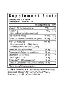 Pro Cardio FX Supplement Facts